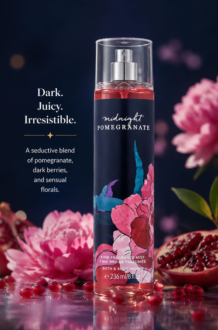 Bath and Body Works Midnight Pomegranate Body Mist